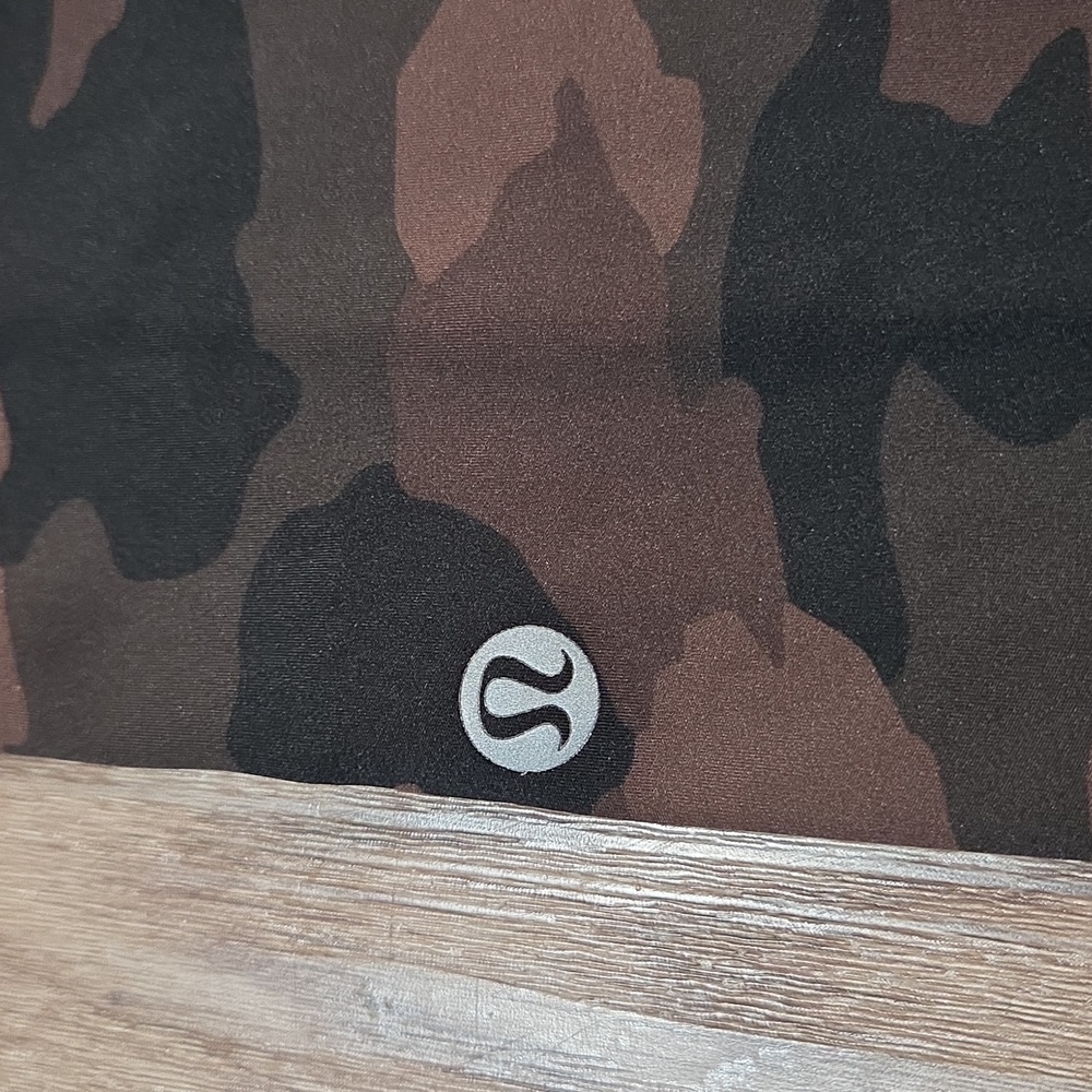 Lululemon Fast and Free Tight II 25" *Nulux Heritage 365 Camo Brown Earth Multi - Picture 13 of 16